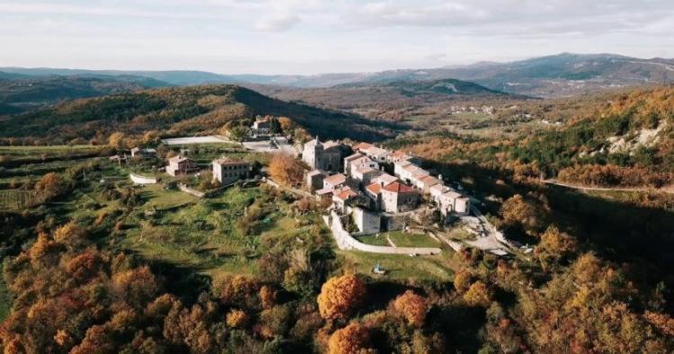 Vila Casa Luana Roč Exteriér fotografie
